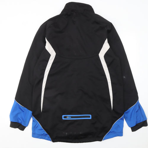Muddyfox Men's Black Blue XL Softshell Cycling Track Jacket