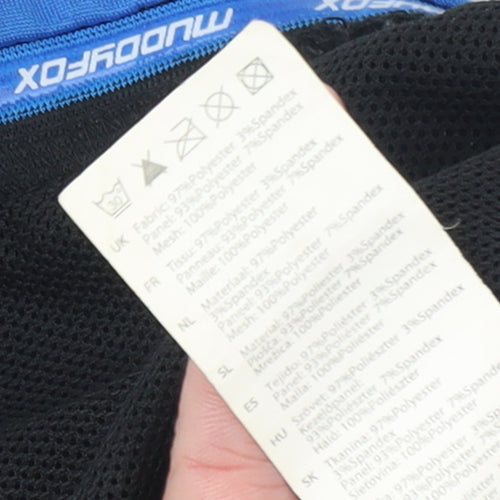 Muddyfox Men's Black Blue XL Softshell Cycling Track Jacket