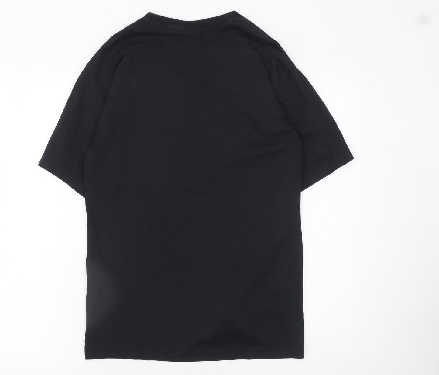 adidas Men’s Black Graphic Cotton T-Shirt Size S Regular Fit