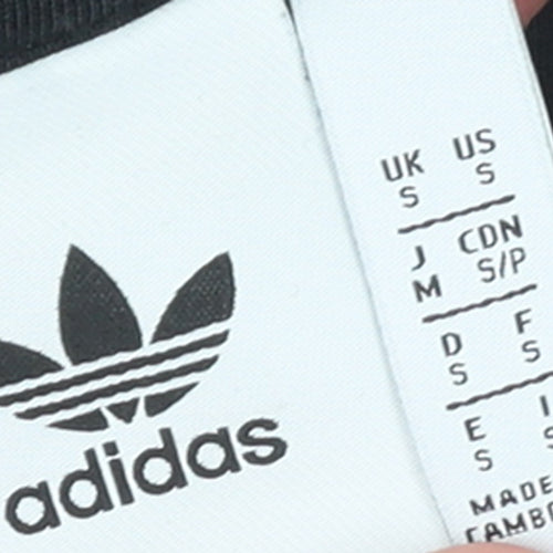 adidas Men’s Black Graphic Cotton T-Shirt Size S Regular Fit