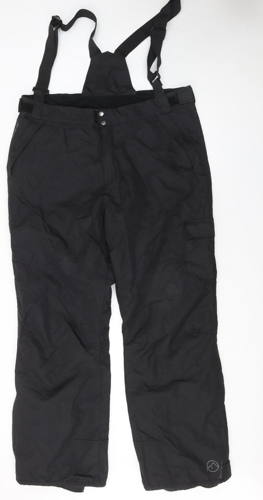 Lhotse Men's Black 3XL Snow Pants Waterproof Winter Trousers