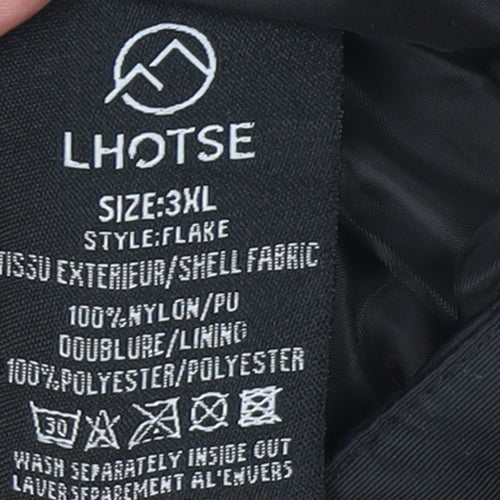 Lhotse Men's Black 3XL Snow Pants Waterproof Winter Trousers