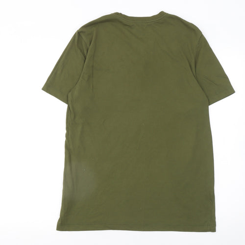 Nike Men's Green Dri-Fit Short Sleeve Crew Neck T-Shirt M
