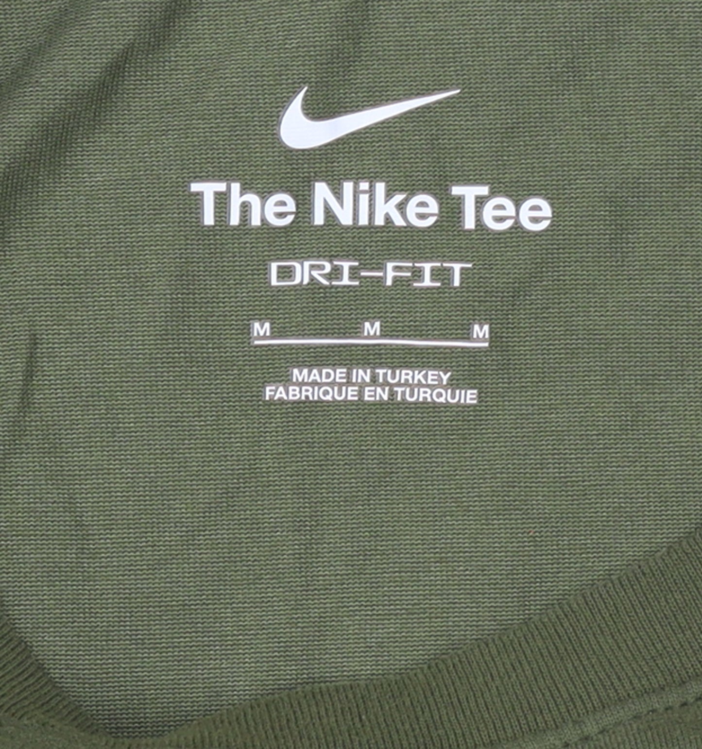 Nike Men's Green Dri-Fit Short Sleeve Crew Neck T-Shirt M