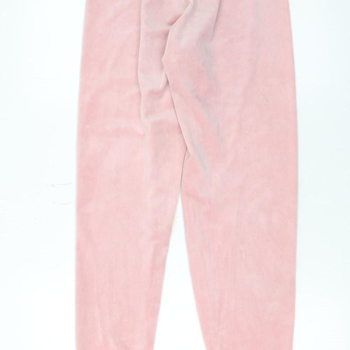 Juicy Couture Women's Pink Velour Jogger Trousers XS