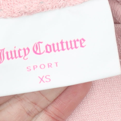 Juicy Couture Women's Pink Velour Jogger Trousers XS
