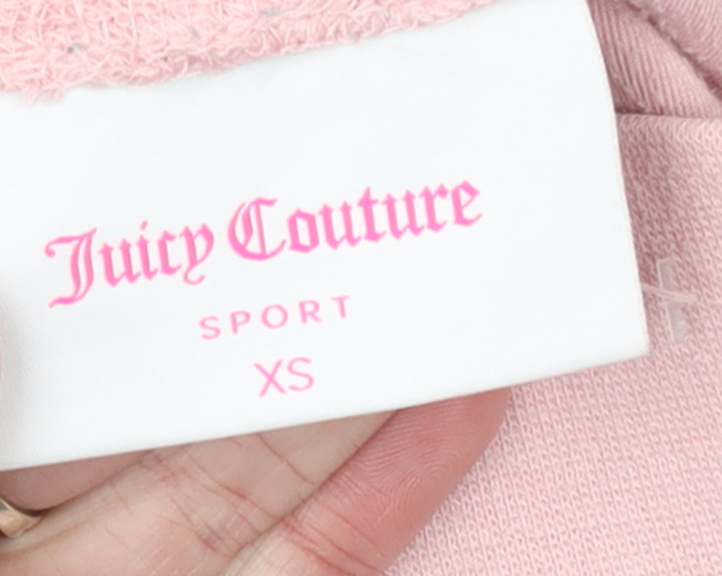 Juicy Couture Women's Pink Velour Jogger Trousers XS