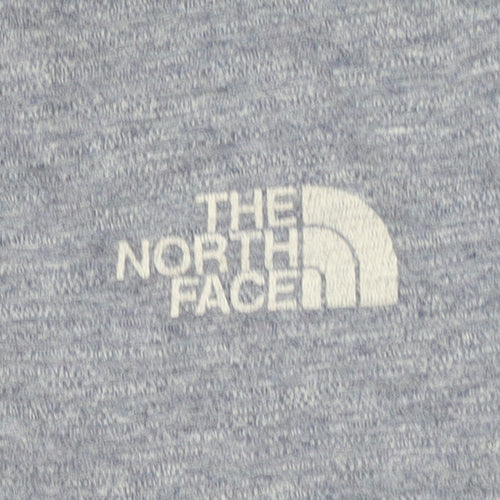 The North Face Men's Blue Medium Logo Graphic Cotton T-Shirt