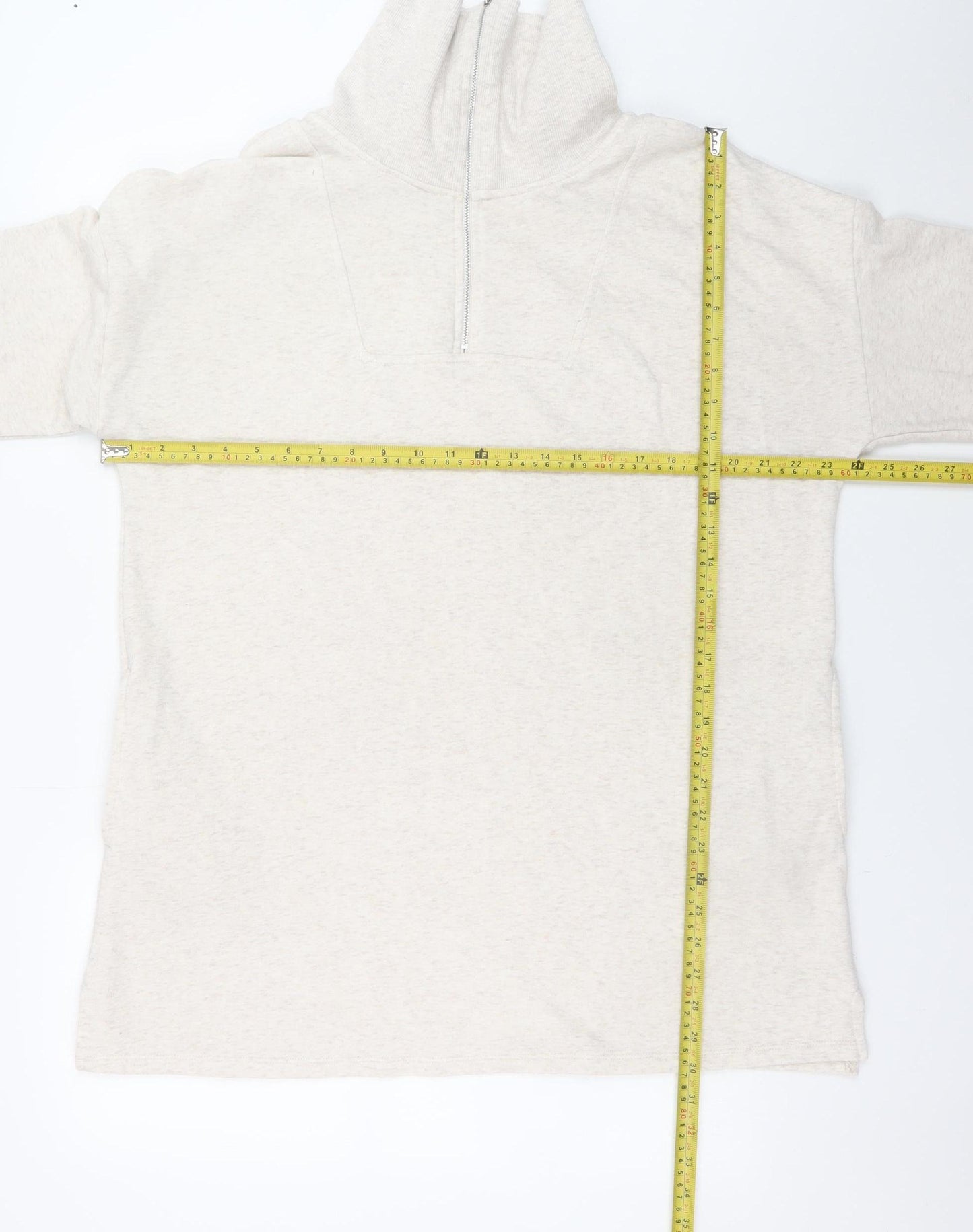 Nutmeg Womens Beige High Neck Knit Sweater Dress Size 14