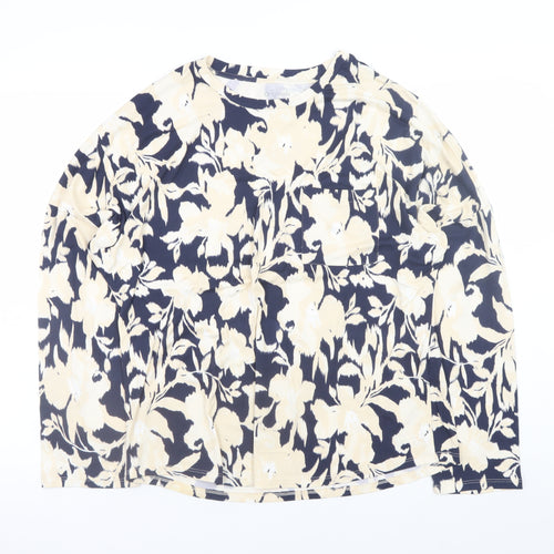 Originals Women's Multicoloured Floral Long Sleeve T-Shirt Size 12