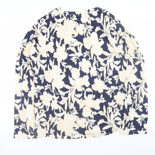 Originals Women's Multicoloured Floral Long Sleeve T-Shirt Size 12