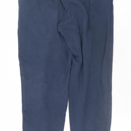 Marks and Spencer Women Navy Blue Size 8 Regular Jogger Trousers