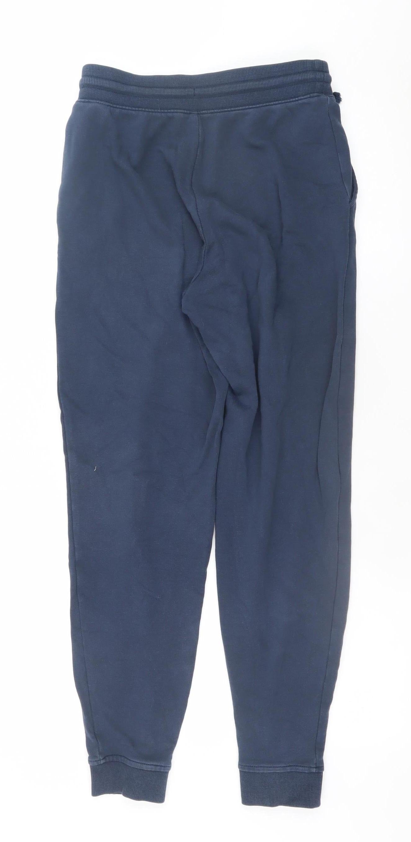 Marks and Spencer Women Navy Blue Size 8 Regular Jogger Trousers