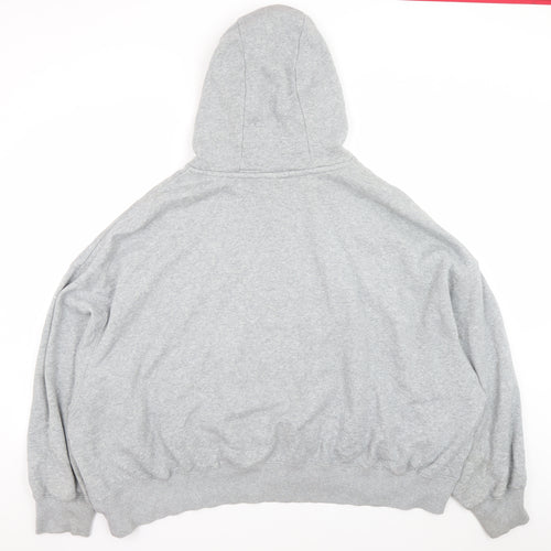 Nike Men's Grey XL Pullover Hoodie Relaxed Fit Fleece Sweatshirt
