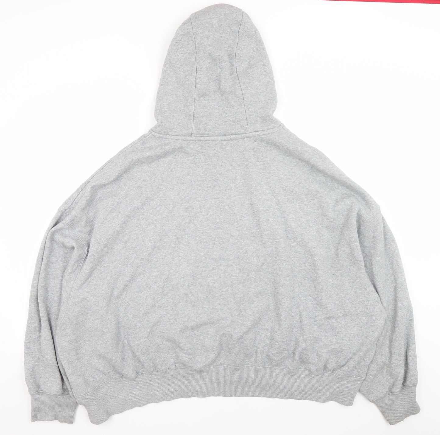 Nike Men's Grey XL Pullover Hoodie Relaxed Fit Fleece Sweatshirt