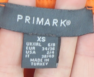 Primark Mens Orange V-Neck San Francisco Sweatshirt XS