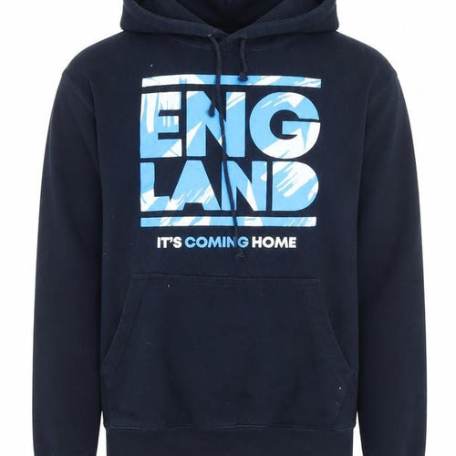 Sports Direct Men's Blue England Hoodie XS Pullover Fleece Hooded Sweatshirt