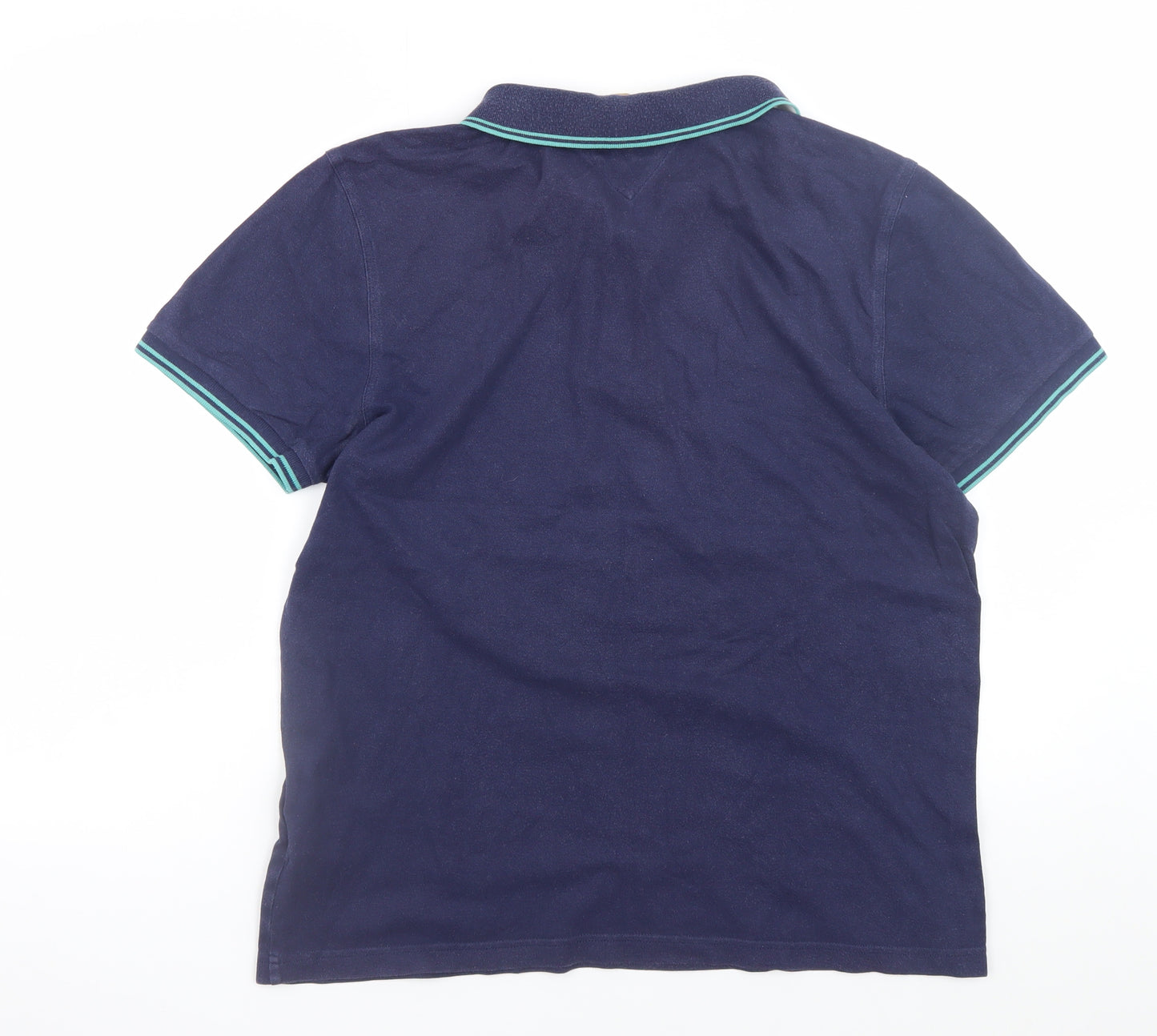 Tommy Hilfiger Men’s Blue 2XL Classic Cotton Short Sleeve Polo Shirt