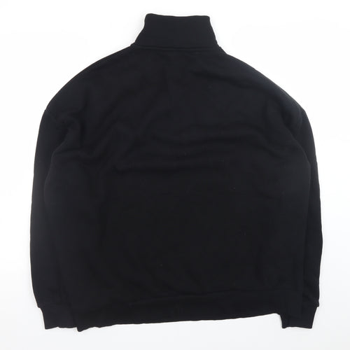 Primark Women’s Black 1/4 Zip Los Angeles Sweatshirt Size M 12-14