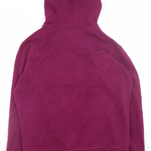 Trespass Womens Purple Full Zip Hoodie L Cotton Blend