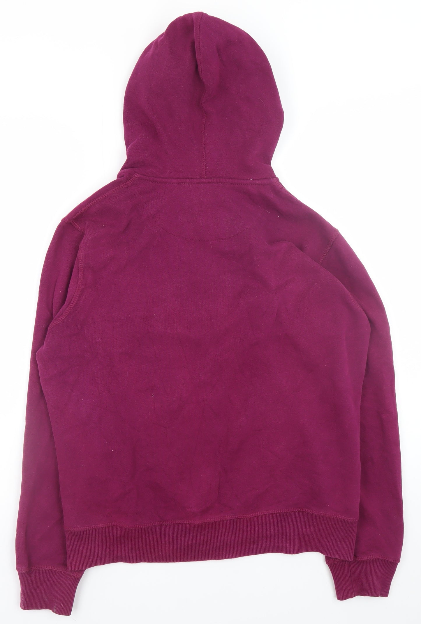 Trespass Womens Purple Full Zip Hoodie L Cotton Blend