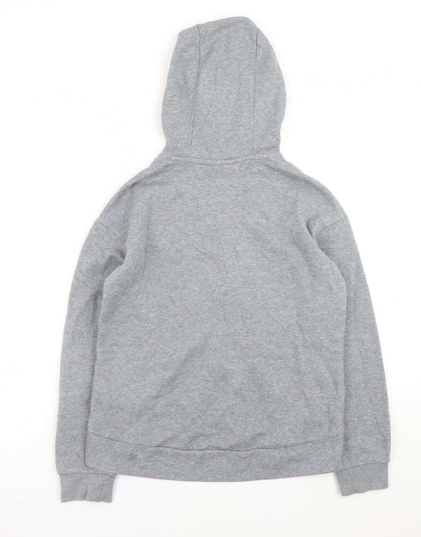 Nike Boys Grey Full Zip Fleece Hoodie Size 146cm Regular Fit