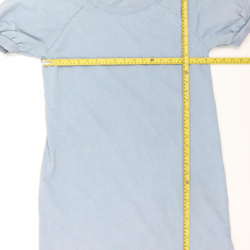 Jane and Delancey Women Blue M Short Sleeve T-Shirt Dress