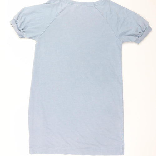 Jane and Delancey Women Blue M Short Sleeve T-Shirt Dress