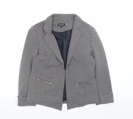 Principles by Ben de Lisi Women's Black Geometric Blazer Size 10