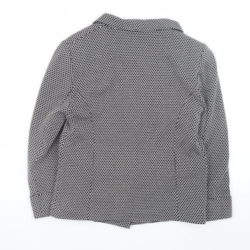 Principles by Ben de Lisi Women's Black Geometric Blazer Size 10