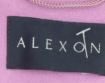 Alexon Women's Pink Wool Cashmere Blazer Jacket Size 14