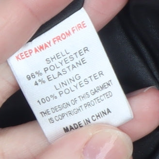 Maggie + Me Women's Black Cropped Blazer Jacket Size M