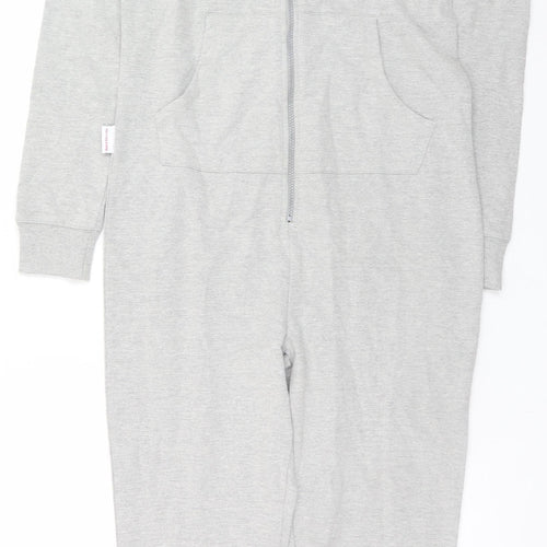 Race for Life Women’s Grey Hooded One Piece S Zip Lounge Wear