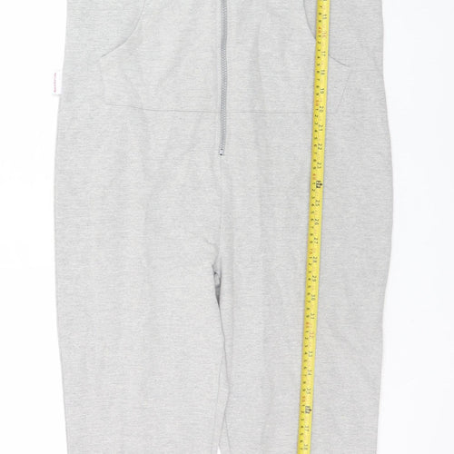 Race for Life Women’s Grey Hooded One Piece S Zip Lounge Wear
