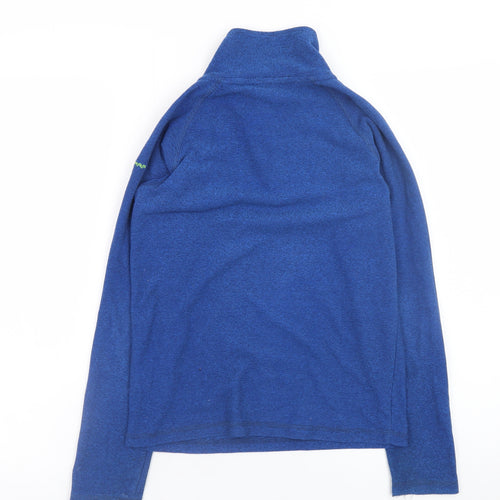 Trespass Boys Blue 11-12 Years Fleece 1/4 Zip Pullover Sweatshirt