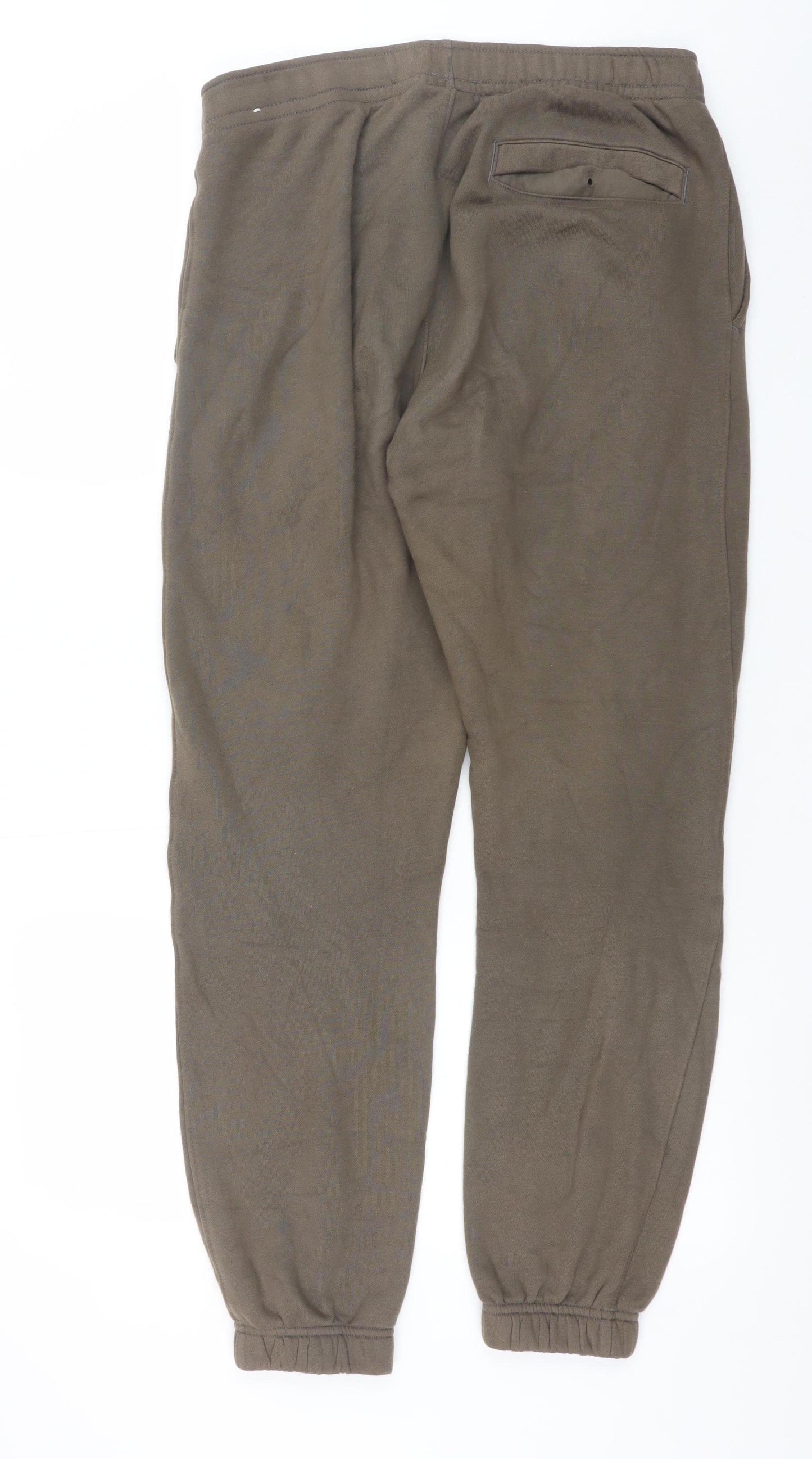 Nike Men's Brown Jogger Sweatpants Size M Elastic Waist Tapered Fit