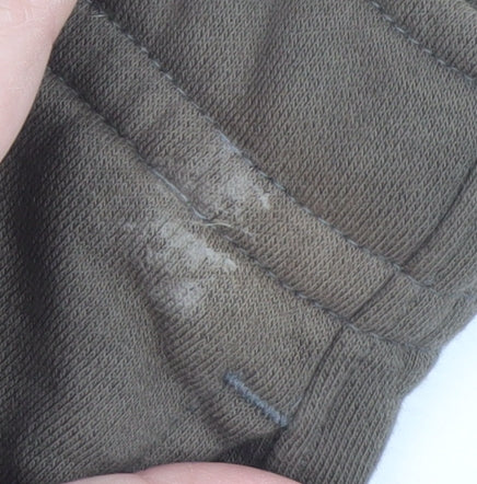 Nike Men's Brown Jogger Sweatpants Size M Elastic Waist Tapered Fit