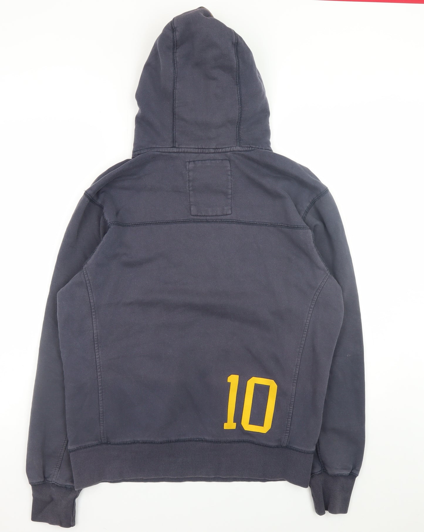 Crosshatch Men’s Blue Pullover Hoodie Medium Graphic Print