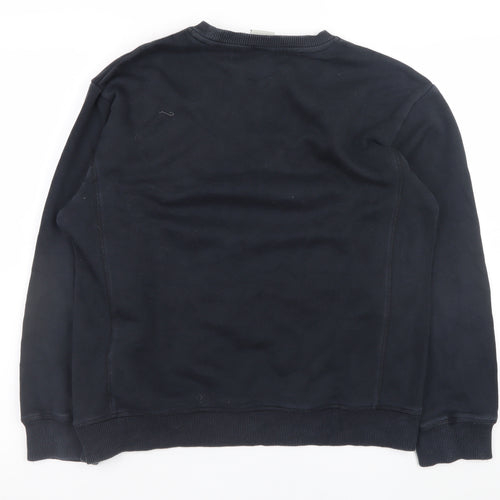 Nike Teens Black Crew Neck Logo Sweatshirt Size 164 Regular Fit
