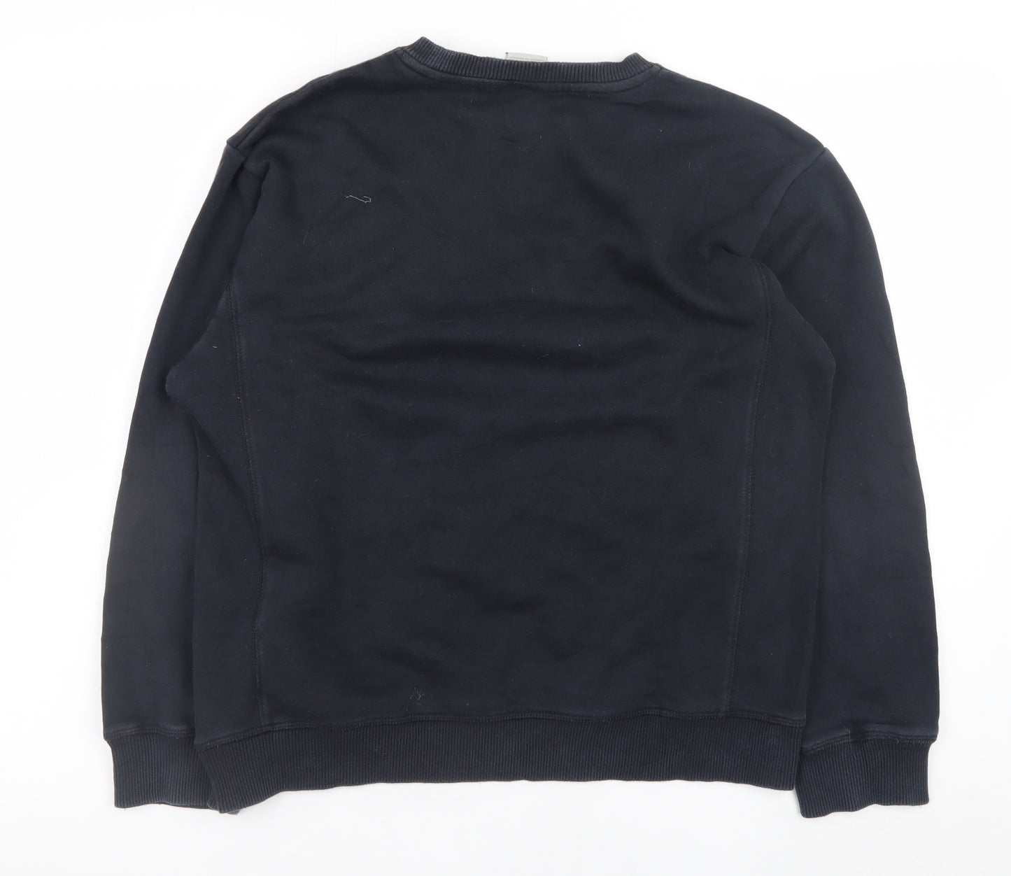 Nike Teens Black Crew Neck Logo Sweatshirt Size 164 Regular Fit