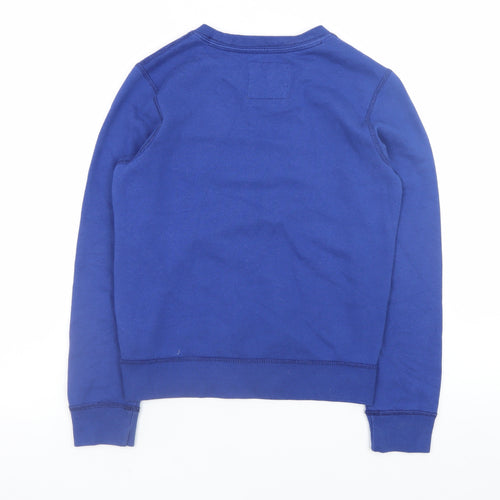 Abercrombie & Fitch Boys Blue 9-10 Years Pullover Fleece Sweatshirt