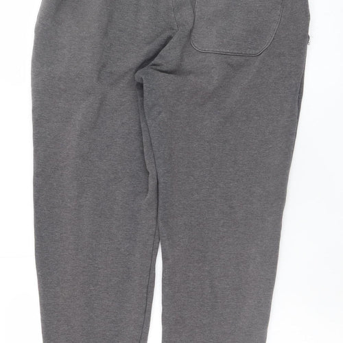 Jack & Jones Men's Grey Jogger Sweatpants M Elastic Waist Comfort