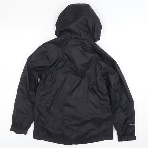 Karrimor Boys Black Waterproof Hooded Rain Jacket 7-8 Years