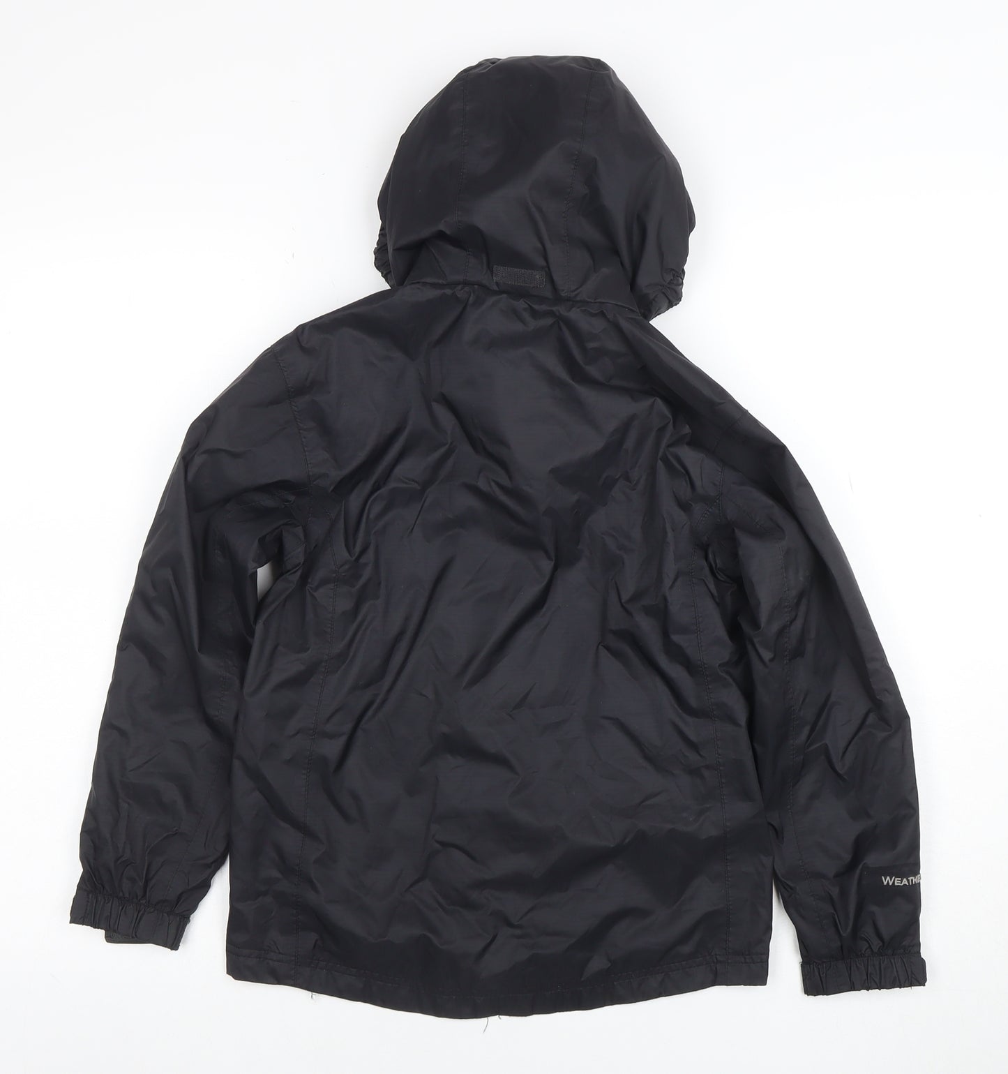 Karrimor Boys Black Waterproof Hooded Rain Jacket 7-8 Years