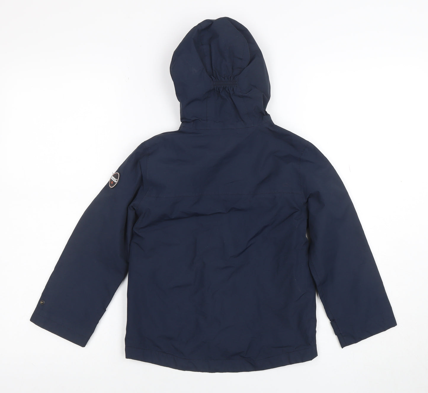 Regatta Girls Navy Hooded Waterproof Rain Coat 5-6 Years Lined Jacket
