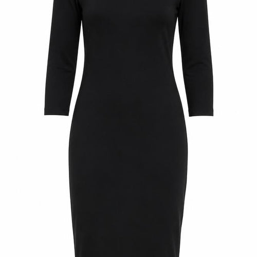 Post Card by Elif Women's Black Stretch Bodycon Dress Size S