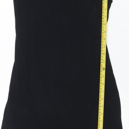 Post Card by Elif Women's Black Stretch Bodycon Dress Size S