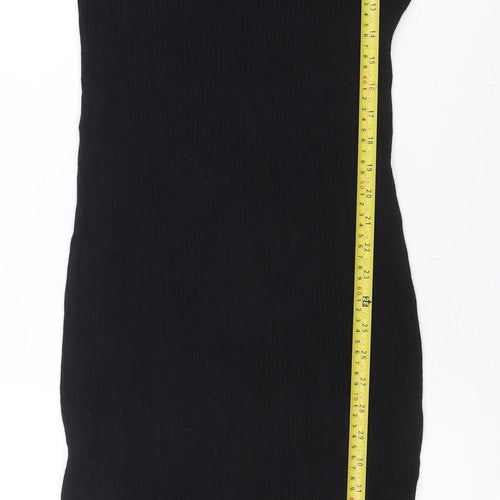 Yulaschka by Wehkamp Women’s Black Bodycon Midi Knit Dress L