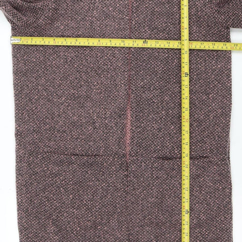 George Women's Pink Long Sleeve Knit Open Cardigan M