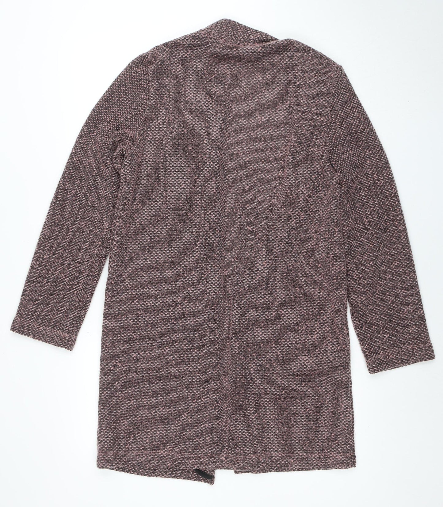 George Women's Pink Long Sleeve Knit Open Cardigan M